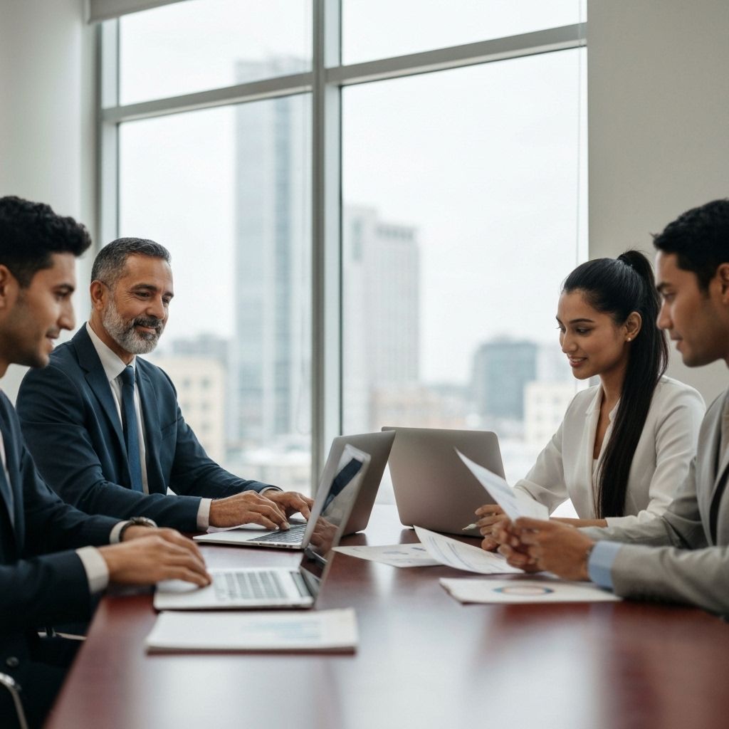 Professional team of accountants and financial advisors